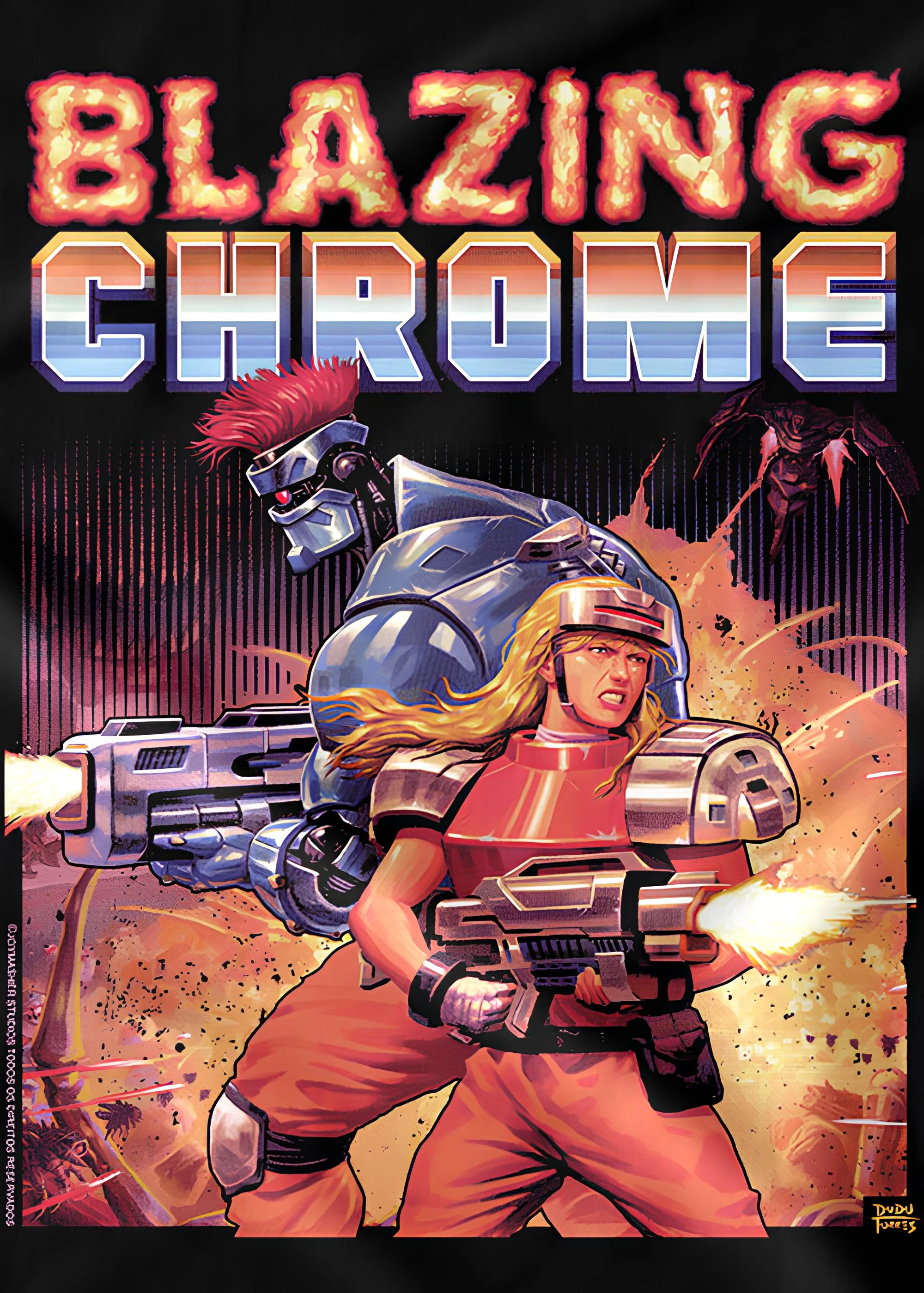 Capa do jogo Blazing Chrome