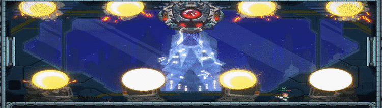 Cena de combate em Gravity Heroes com os personagens usando poderes gravitacionais para atacar os inimigos.