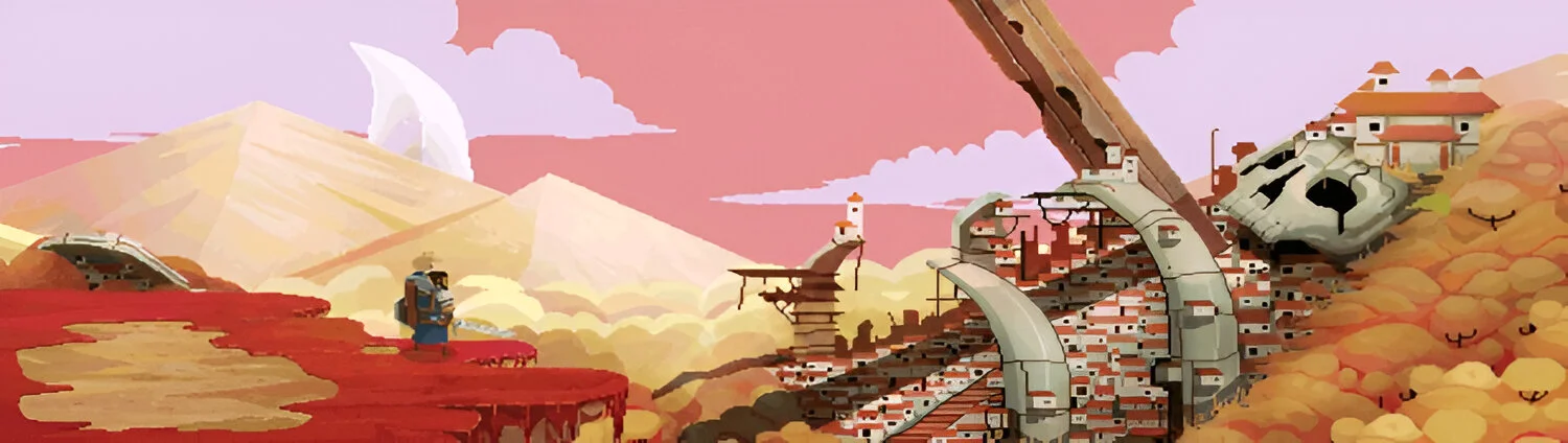 Thorn refletindo em um cenário melancólico.